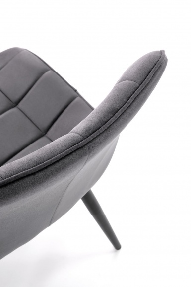 Design Plus Studio Kuchni & Salon Meblowy | K580 krzesło, popielaty (1p4szt) | 5905248136106