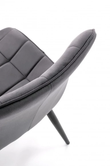Design Plus Studio Kuchni & Salon Meblowy | K580 krzesło, popielaty (1p4szt) | 5905248136106