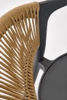 Design Plus Studio Kuchni & Salon Meblowy | K582 krzesło czarny / naturalny (1p4szt) | 5905248136144
