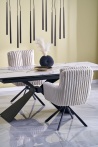 Design Plus Studio Kuchni & Salon Meblowy | LUCIANO stół rozkładany, blat: biały marmur (2p1szt) | 5905248134591