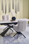Design Plus Studio Kuchni & Salon Meblowy | LUCIANO stół rozkładany, blat: biały marmur (2p1szt) | 5905248134591
