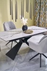 Design Plus Studio Kuchni & Salon Meblowy | LUCIANO stół rozkładany, blat: biały marmur (2p1szt) | 5905248134591