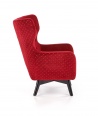 Design Plus Studio Kuchni & Salon Meblowy | MARVEL fotel wypoczynkowy bordowy / czarny | 2010001176886