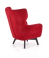 Design Plus Studio Kuchni & Salon Meblowy | MARVEL fotel wypoczynkowy bordowy / czarny | 2010001176886
