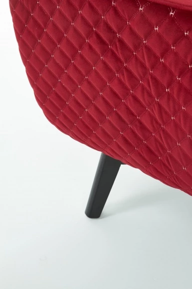 Design Plus Studio Kuchni & Salon Meblowy | MARVEL fotel wypoczynkowy bordowy / czarny | 2010001176886