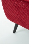 Design Plus Studio Kuchni & Salon Meblowy | MARVEL fotel wypoczynkowy bordowy / czarny | 2010001176886