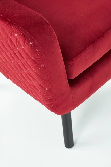 Design Plus Studio Kuchni & Salon Meblowy | MARVEL fotel wypoczynkowy bordowy / czarny | 2010001176886