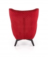 Design Plus Studio Kuchni & Salon Meblowy | MARVEL fotel wypoczynkowy bordowy / czarny | 2010001176886