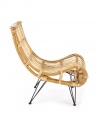 Design Plus Studio Kuchni & Salon Meblowy | MELODY fotel wypoczynkowy, rattan naturalny (2p1szt) | 2010001196518