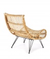 Design Plus Studio Kuchni & Salon Meblowy | MELODY fotel wypoczynkowy, rattan naturalny (2p1szt) | 2010001196518