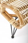 Design Plus Studio Kuchni & Salon Meblowy | MELODY fotel wypoczynkowy, rattan naturalny (2p1szt) | 2010001196518