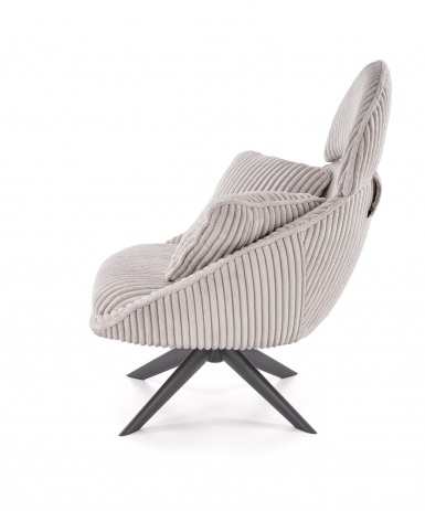Design Plus Studio Kuchni & Salon Meblowy | MERRY 2 fotel wypoczynkowy z funkcją obracania, cappuccino (1p1szt) | 5905248135758