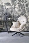 Design Plus Studio Kuchni & Salon Meblowy | MERRY 2 fotel wypoczynkowy z funkcją obracania, kremowy (1p1szt) | 5905248135765