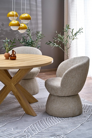 Design Plus Studio Kuchni & Salon Meblowy | MORUS stół okrągły naturalny (1p1szt) | 5905248135383