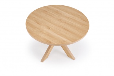 Design Plus Studio Kuchni & Salon Meblowy | MORUS stół okrągły naturalny (1p1szt) | 5905248135383