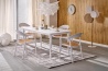 Design Plus Studio Kuchni & Salon Meblowy | NELSON stół rozkładany, biały (1p1szt) | 5905248136915