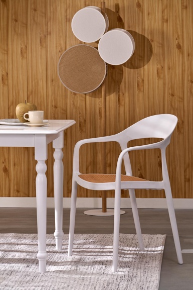 Design Plus Studio Kuchni & Salon Meblowy | NELSON stół rozkładany, biały (1p1szt) | 5905248136915