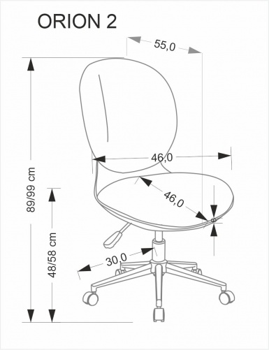 Design Plus Studio Kuchni & Salon Meblowy | ORION 2 fotel młodzieżowy, biały - jasny różowy (1p1szt) | 5905248135789