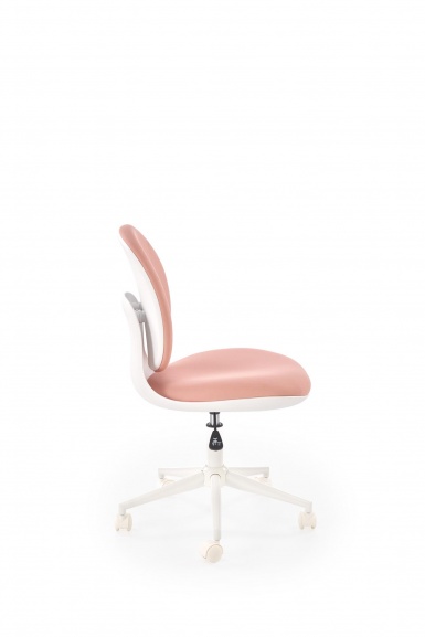 Design Plus Studio Kuchni & Salon Meblowy | ORION 2 fotel młodzieżowy, biały - jasny różowy (1p1szt) | 5905248135789