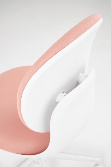 Design Plus Studio Kuchni & Salon Meblowy | ORION 2 fotel młodzieżowy, biały - jasny różowy (1p1szt) | 5905248135789