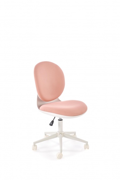 Design Plus Studio Kuchni & Salon Meblowy | ORION 2 fotel młodzieżowy, biały - jasny różowy (1p1szt) | 5905248135789