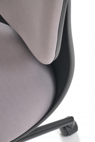 Design Plus Studio Kuchni & Salon Meblowy | ORION fotel młodzieżowy, czarny - popielaty (1p1szt) | 5905248135796