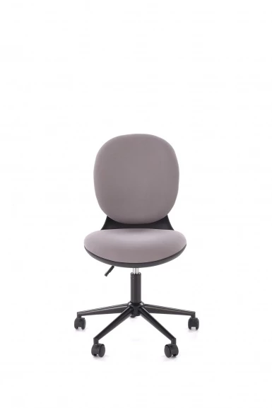 Design Plus Studio Kuchni & Salon Meblowy | ORION fotel młodzieżowy, czarny - popielaty (1p1szt) | 5905248135796