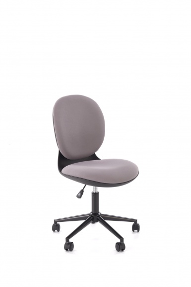 Design Plus Studio Kuchni & Salon Meblowy | ORION fotel młodzieżowy, czarny - popielaty (1p1szt) | 5905248135796