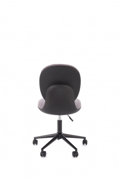 Design Plus Studio Kuchni & Salon Meblowy | ORION fotel młodzieżowy, czarny - popielaty (1p1szt) | 5905248135796