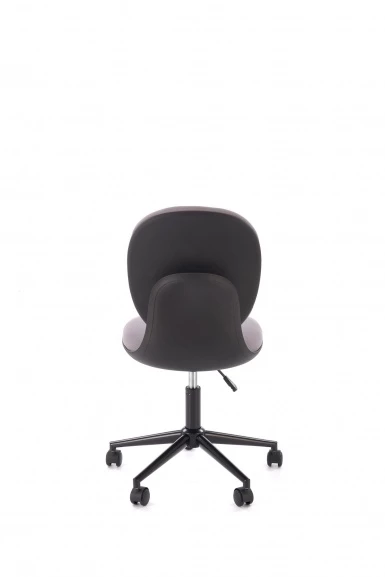 Design Plus Studio Kuchni & Salon Meblowy | ORION fotel młodzieżowy, czarny - popielaty (1p1szt) | 5905248135796