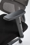 Design Plus Studio Kuchni & Salon Meblowy | PABLO fotel gabinetowy popielaty / czarny | 2010001200000