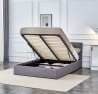 Design Plus Studio Kuchni & Salon Meblowy | PADVA 140cm łóżko z pojemnikiem popielaty (2p1szt) | 5905248136168