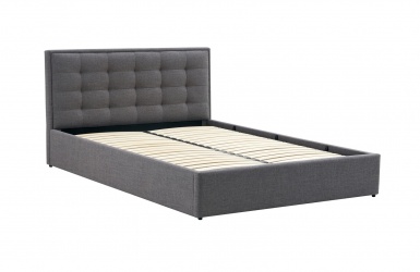 Design Plus Studio Kuchni & Salon Meblowy | PADVA 140cm łóżko z pojemnikiem popielaty (2p1szt) | 5905248136168