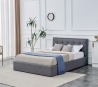 Design Plus Studio Kuchni & Salon Meblowy | PADVA 140cm łóżko z pojemnikiem popielaty (2p1szt) | 5905248136168