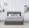 Design Plus Studio Kuchni & Salon Meblowy | PADVA 140cm łóżko z pojemnikiem popielaty (2p1szt) | 5905248136168