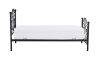 Design Plus Studio Kuchni & Salon Meblowy | PANAMA 90 cm łóżko metalowe czarny (2p1szt) | 2010001189145