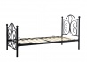 Design Plus Studio Kuchni & Salon Meblowy | PANAMA 90 cm łóżko metalowe czarny (2p1szt) | 2010001189145