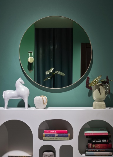 Design Plus Studio Kuchni & Salon Meblowy | PATINA lustro ścienne, złoty szampański (1p1szt) | 5905248133808