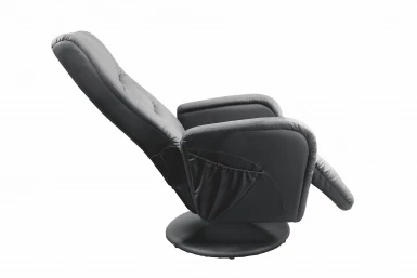 Design Plus Studio Kuchni & Salon Meblowy | PULSAR recliner z funkcją masażu czarny | 2010001149118