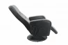 Design Plus Studio Kuchni & Salon Meblowy | PULSAR recliner z funkcją masażu czarny | 2010001149118