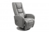 Design Plus Studio Kuchni & Salon Meblowy | PULSAR recliner z funkcją masażu popielaty | 2010001158103