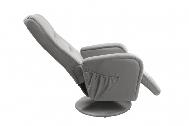 Design Plus Studio Kuchni & Salon Meblowy | PULSAR recliner z funkcją masażu popielaty | 2010001158103