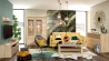 Design Plus Studio Kuchni & Salon Meblowy | CASTEL 02/S sonoma jasna/MDF sonoma trufel - regał | 