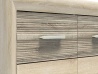Design Plus Studio Kuchni & Salon Meblowy | CASTEL 09 sonoma jasna/MDF sonoma trufel - komoda | 