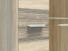 Design Plus Studio Kuchni & Salon Meblowy | CASTEL 06/S sonoma jasna/MDF sonoma trufel - komoda | 