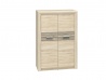 Design Plus Studio Kuchni & Salon Meblowy | CASTEL 05 sonoma jasna/MDF sonoma trufel - komoda | 