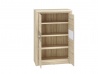 Design Plus Studio Kuchni & Salon Meblowy | CASTEL 05 sonoma jasna/MDF sonoma trufel - komoda | 