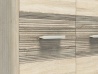 Design Plus Studio Kuchni & Salon Meblowy | CASTEL 05 sonoma jasna/MDF sonoma trufel - komoda | 