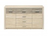 Design Plus Studio Kuchni & Salon Meblowy | CASTEL 08 sonoma jasna/MDF sonoma trufel - komoda | 