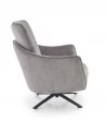 Design Plus Studio Kuchni & Salon Meblowy | SCAMPI fotel wypoczynkowy, popielaty (1p1szt) | 5905248135550